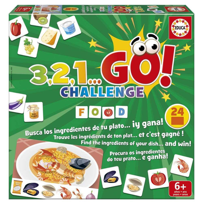 Jogo "3,2,1 Go! Challenge - Comida"