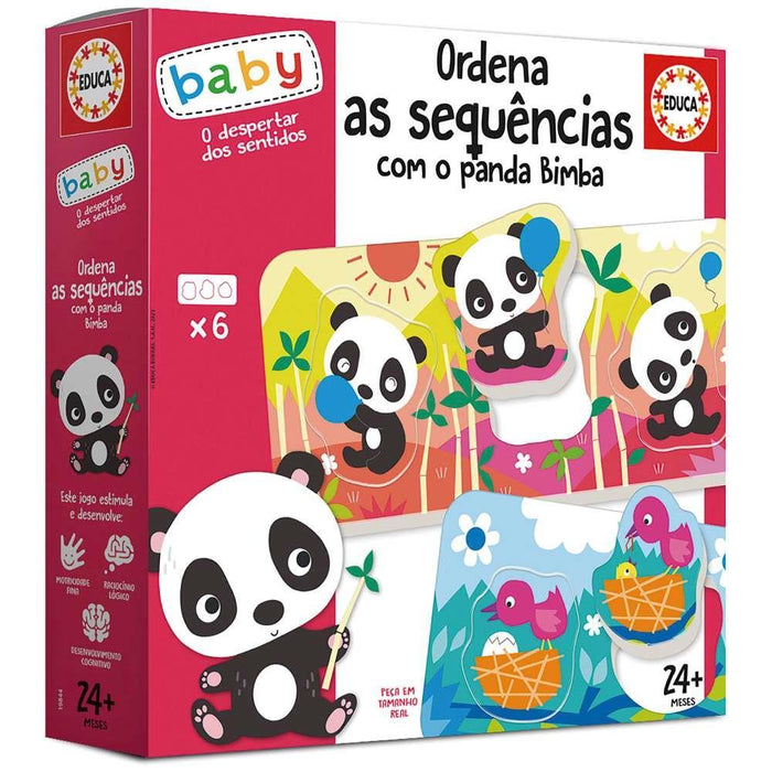 Baby Jogo Ordena As Sequências com O Panda Bimba