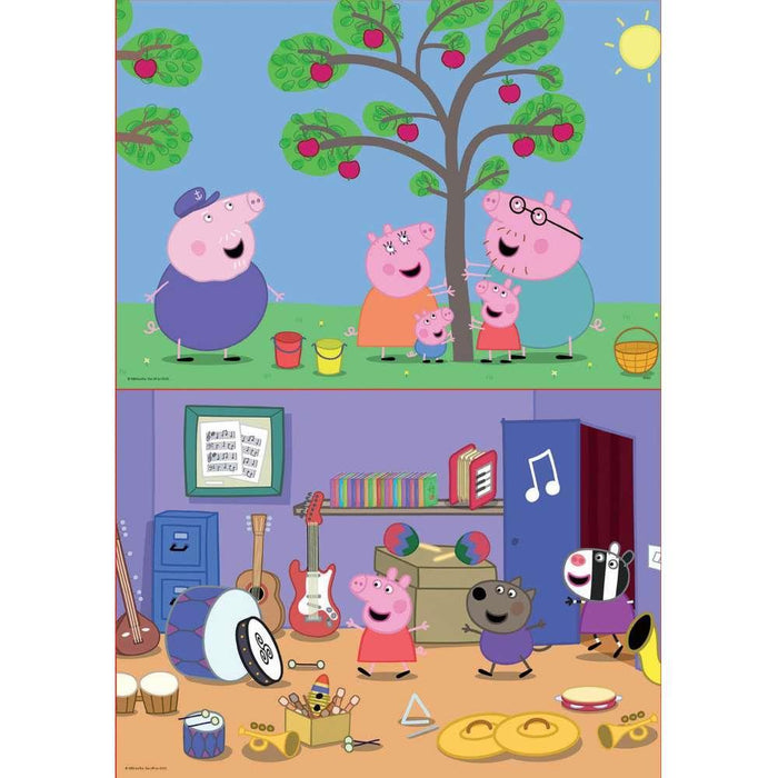 2 Puzzles Peppa Pig 48 Peças