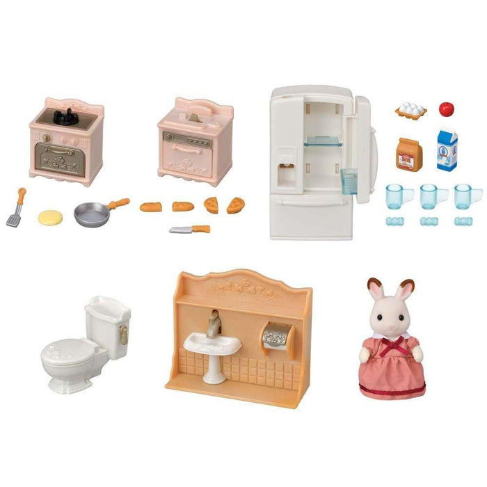 Juego de accesorios para el hogar de Sylvanian Families con mamá