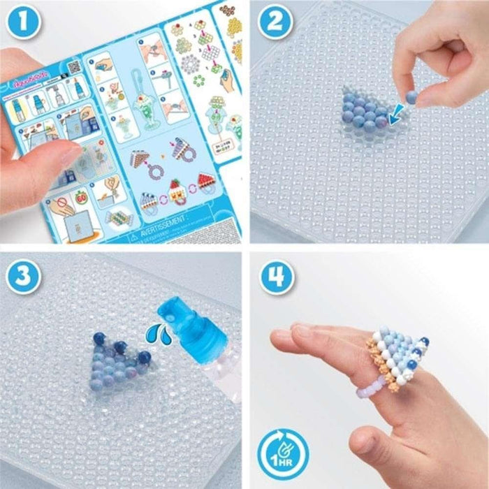 Conjunto para Criação de Acessórios Aquabeads com Gelados e Doces