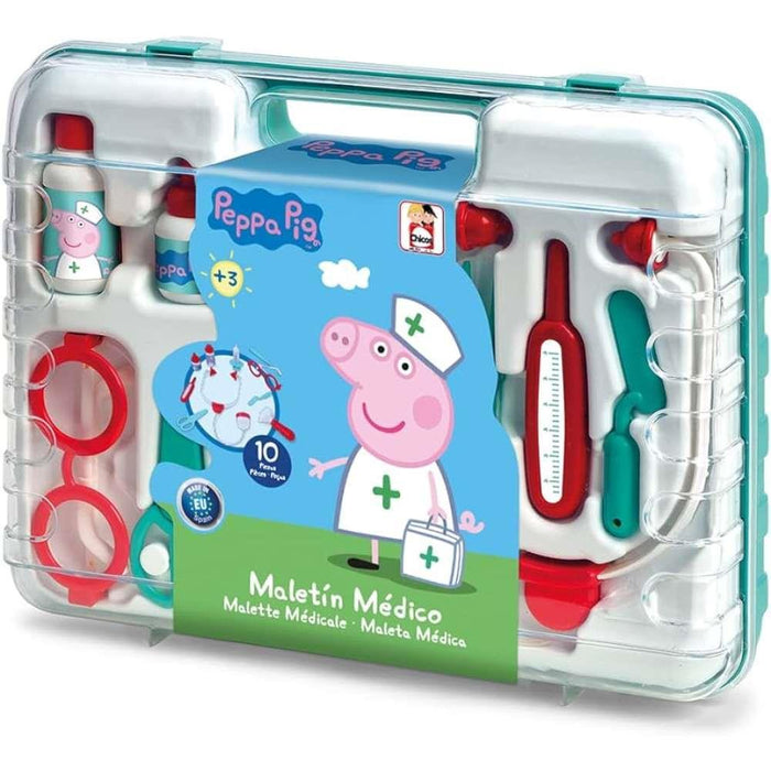 Mala de Médico Peppa Pig com 10 Acessórios