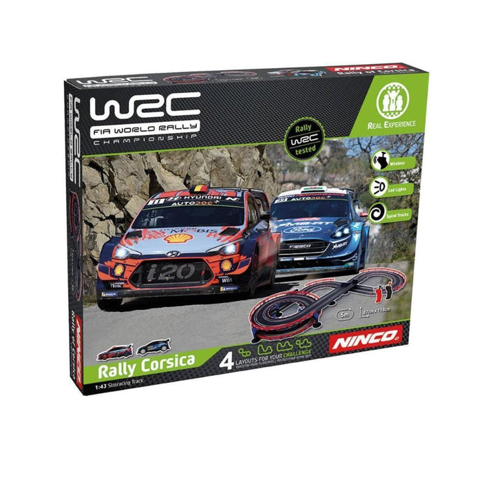 WRC Corsica Pista Elétrica com 2 Veículos