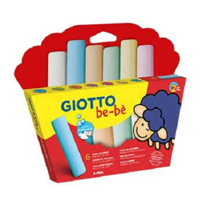 Giotto Be Be Super Chalk 6 Colors