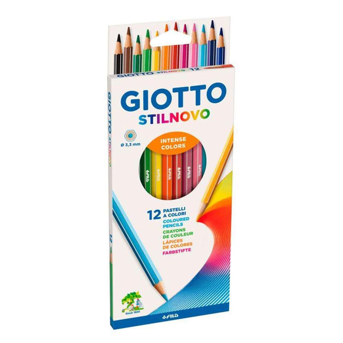 Giotto StilNew Colored Pencils Box 12 Units