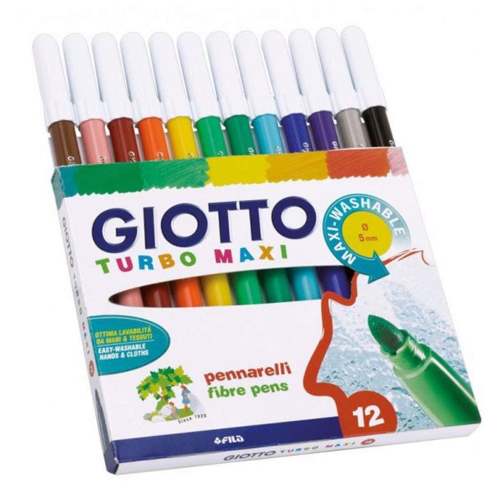 Giotto Turbo Maxi Pens Box of 12