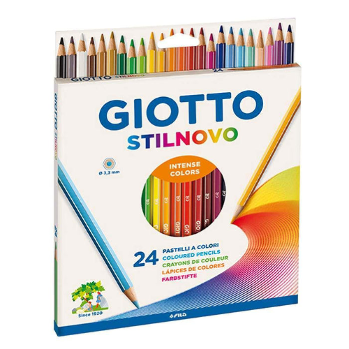 Giotto StilNew Lápices de Colores Caja de 24 colores