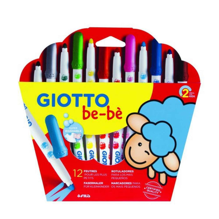 Giotto Be Be Markers 12 Colors