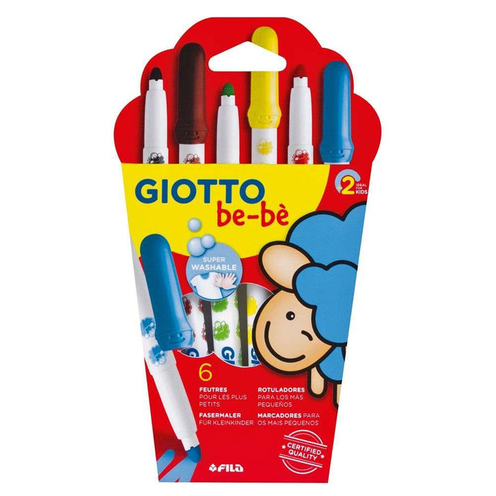 Giotto Be Be Markers 6 Colors