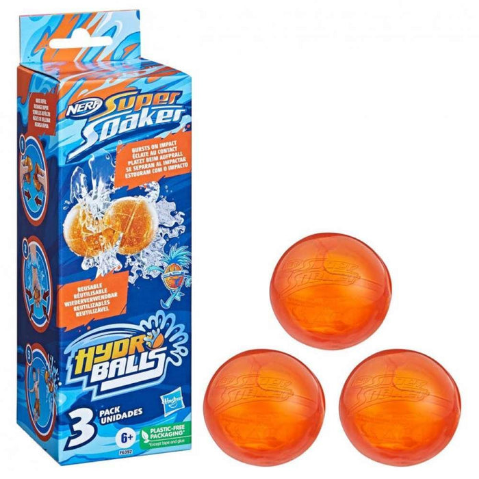 Hasbro Nerf Super Soaker Hydro Bolas 3 Bolas