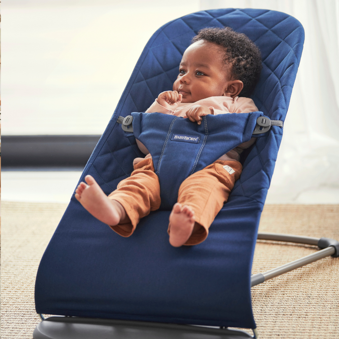 BabyBjorn Bliss Blue Medianoche Lounger