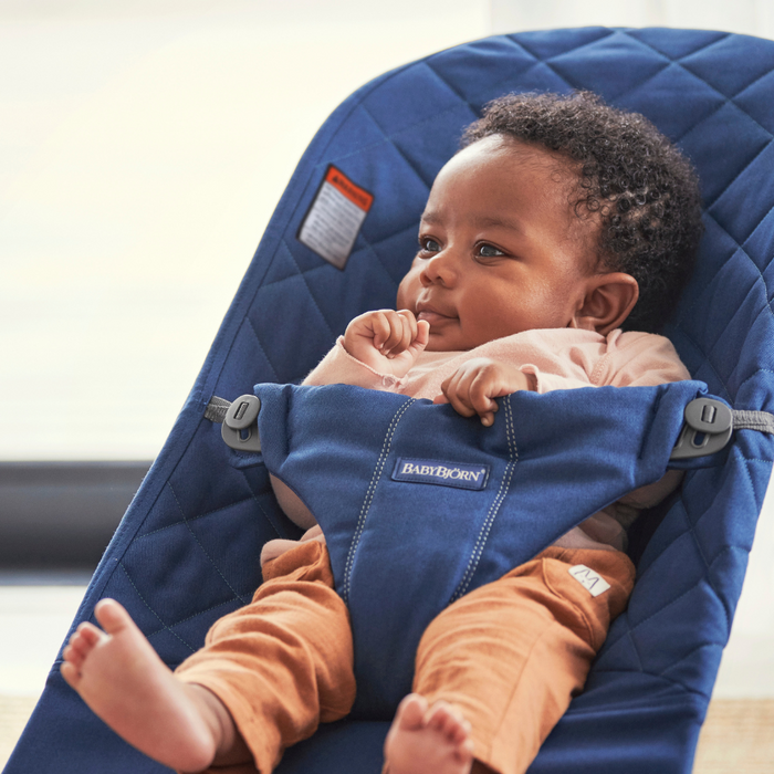 BabyBjorn Bliss Blue Medianoche Lounger