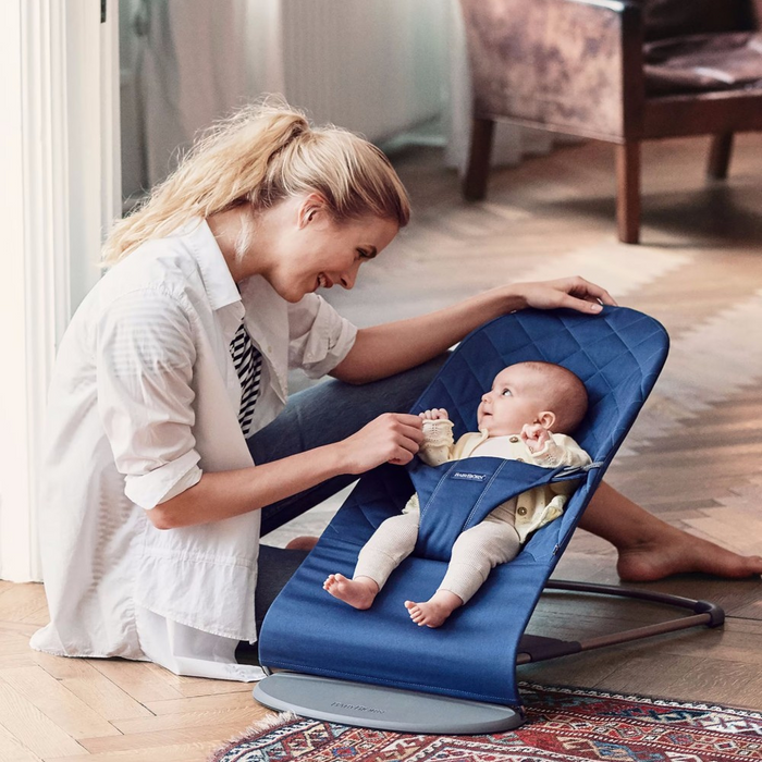 BabyBjorn Bliss Blue Medianoche Lounger