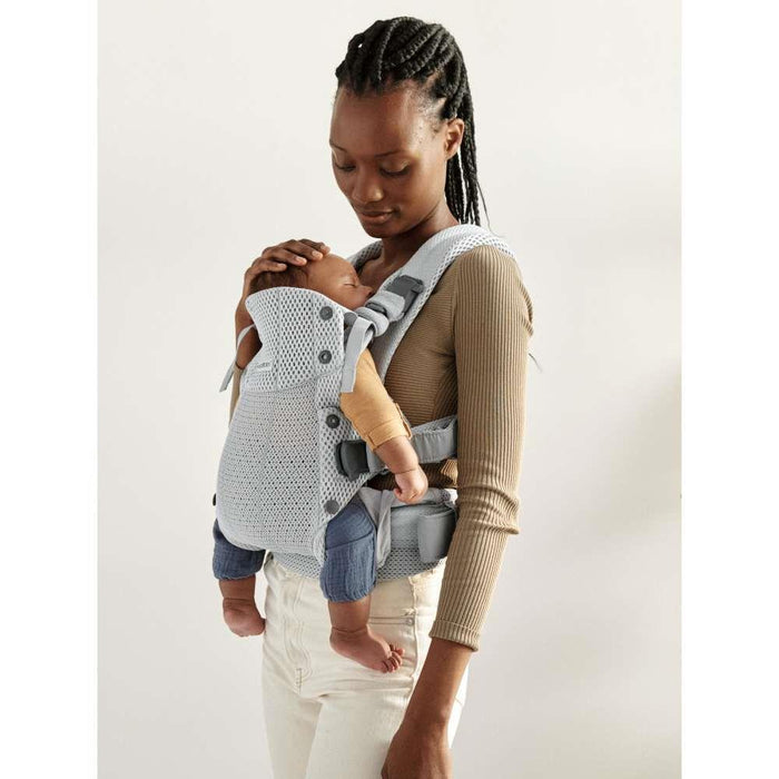 BabyBjorn Harmony Baby Carrier Silver 3D Mesh