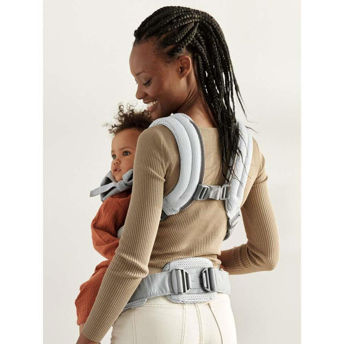 BabyBjorn Harmony Baby Carrier Silver 3D Mesh