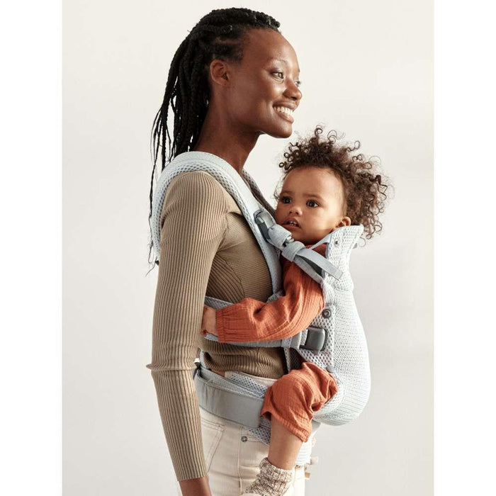 BabyBjorn Harmony Baby Carrier Silver 3D Mesh