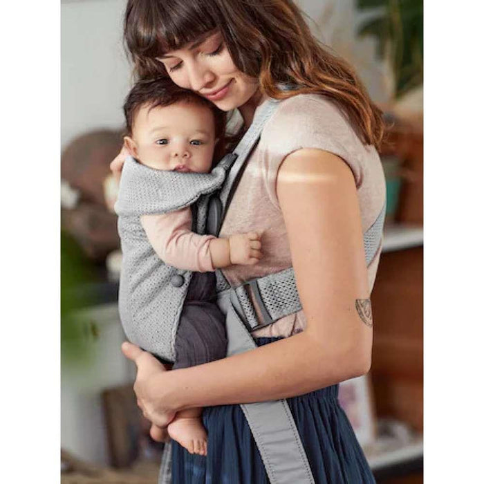 BabyBjörn Mini Gray Mesh Baby Carrier