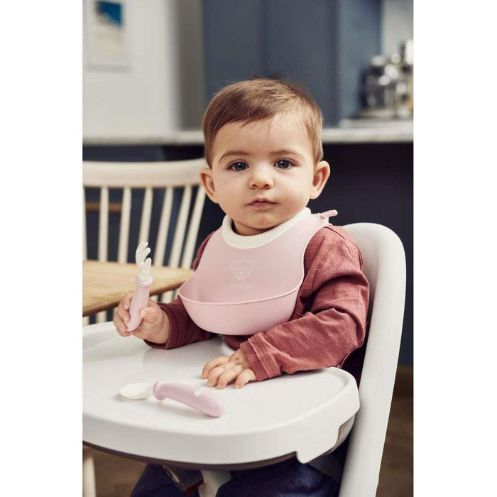 BabyBjorn Bib Set 2 Sizes Pastel Pink