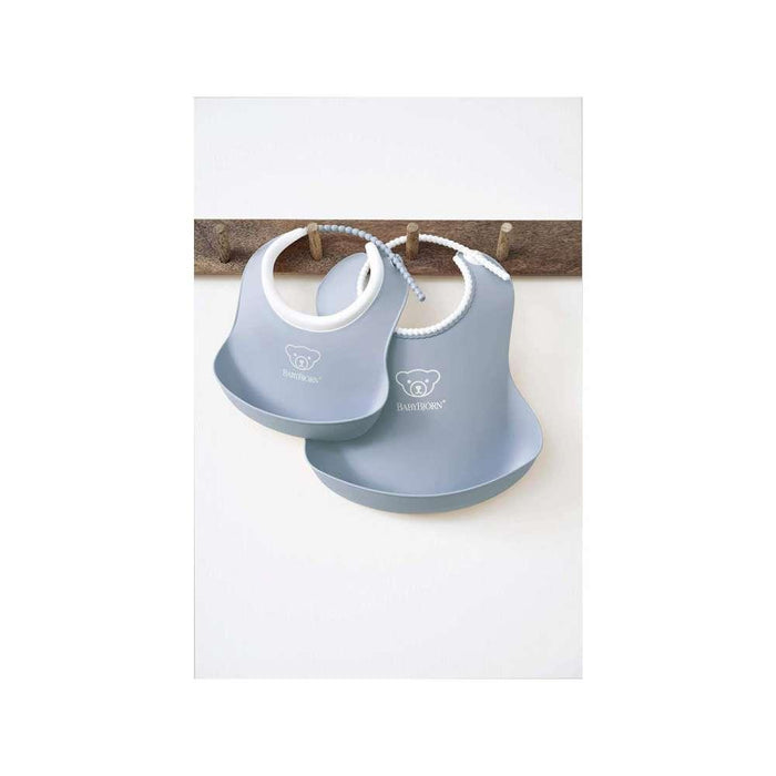 BabyBjorn Bib Set 2 Sizes Pastel Blue