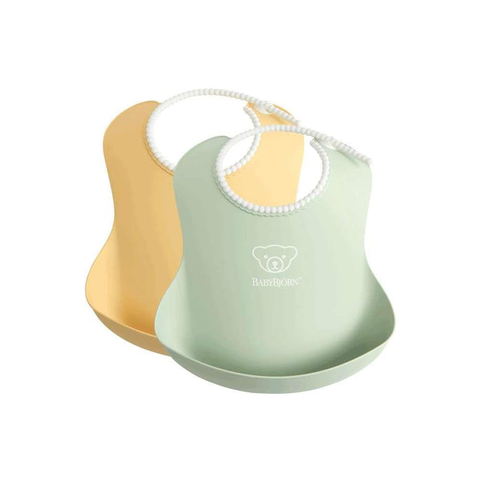 Babybjorn Bib Pastel Yellow/Green 2 Units