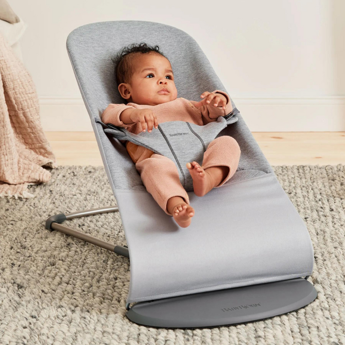 Sillón BabyBjorn Jersey 3D Gris Claro