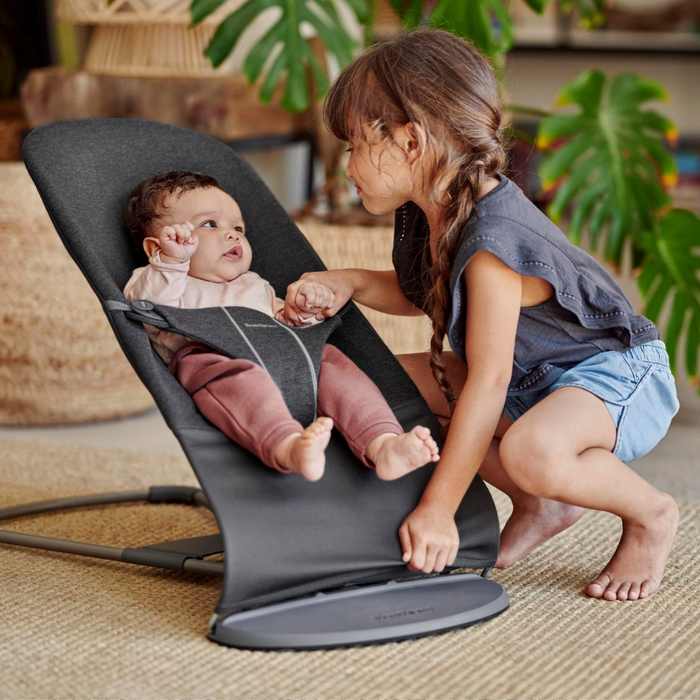 Sillón BabyBjörn Bliss 3D Jersey gris antracita