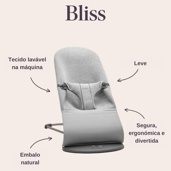 Espreguiçadeira BabyBjörn Bliss Mesh Grey