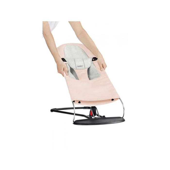 BabyBjorn Assento Tecido Espreguiçadeira Balance Soft Rosa/Cinza