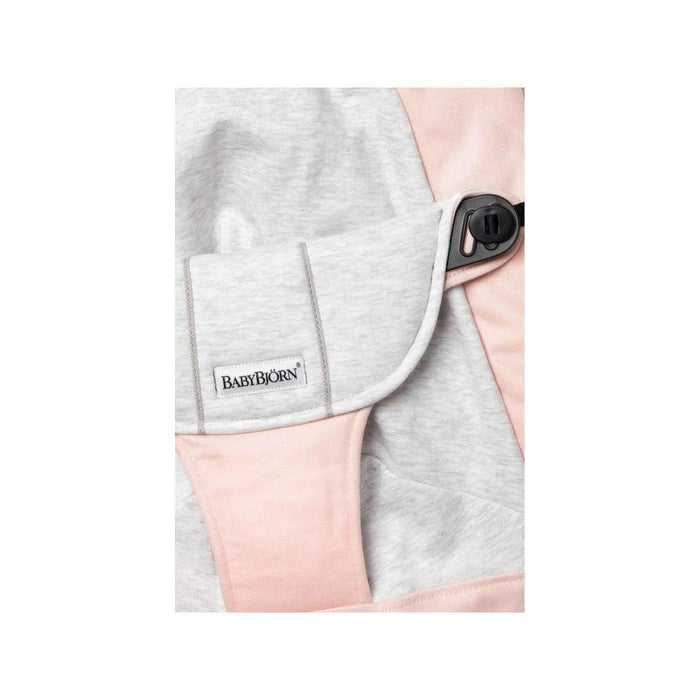 Tumbona BabyBjorn Balance de tela suave rosa/gris