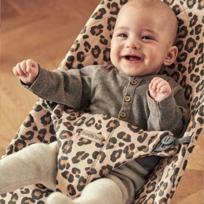 Sillón BabyBjorn Algodón Beige/Leopardo