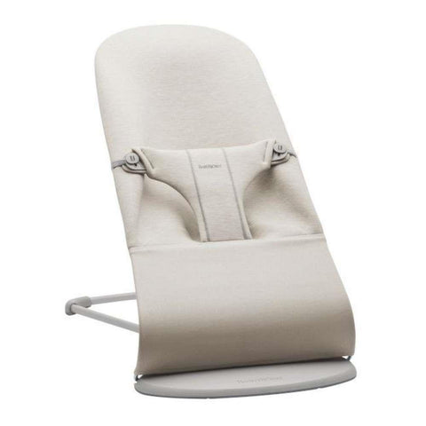 BabyBjorn Chassis Lounger Gray 3D Jersey Fabric Light Beige