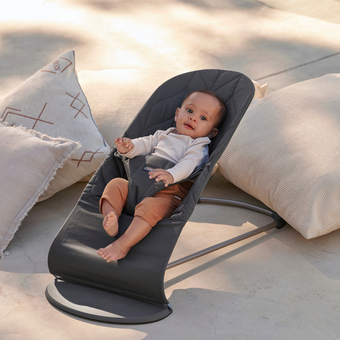 BabyBjorn Bliss Petal Lounge Chair Anthracite