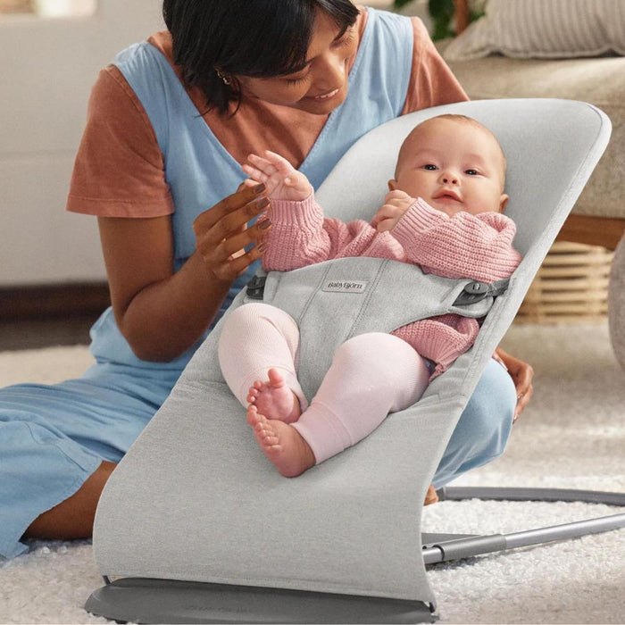 Espreguiçadeira BabyBjörn Bliss Melange Light Grey