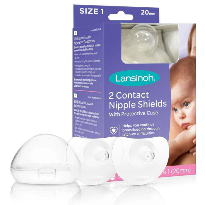 Lansinoh 2 Silicone Nipples Size 1/20mm