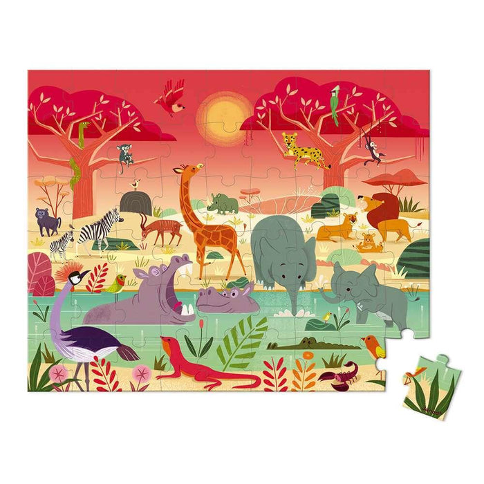 Janod Puzzle Safari Reserve 54 Pieces