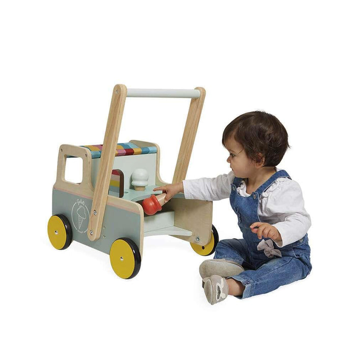 Carrito de helados de madera Janod Walker