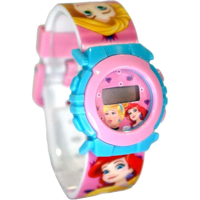 Reloj Digital Princesas Disney +2 Pulseras para Pintar