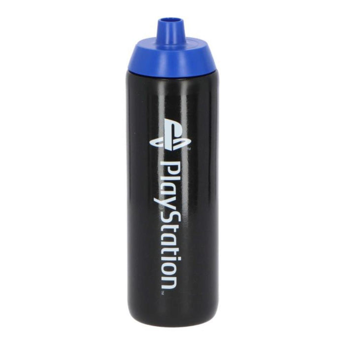 Garrafa de Água Playstation Riff Preto 700ml