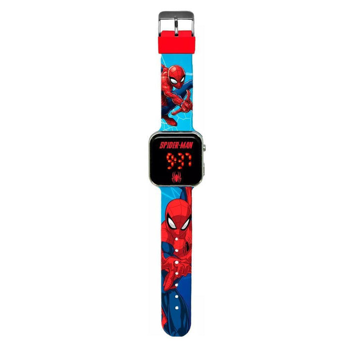 Spiderman Relógio Digital Led com Aranha