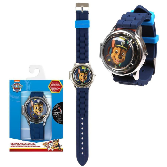 Reloj Digital Paw Patrol con Tapa Giratoria