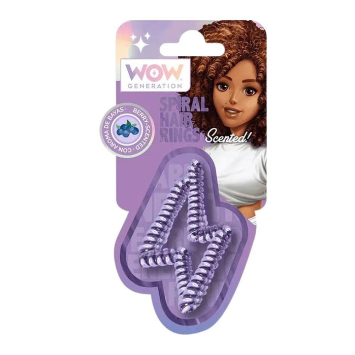 Elástico para Cabelo Espiral WowGeneration com Aroma de Fruta