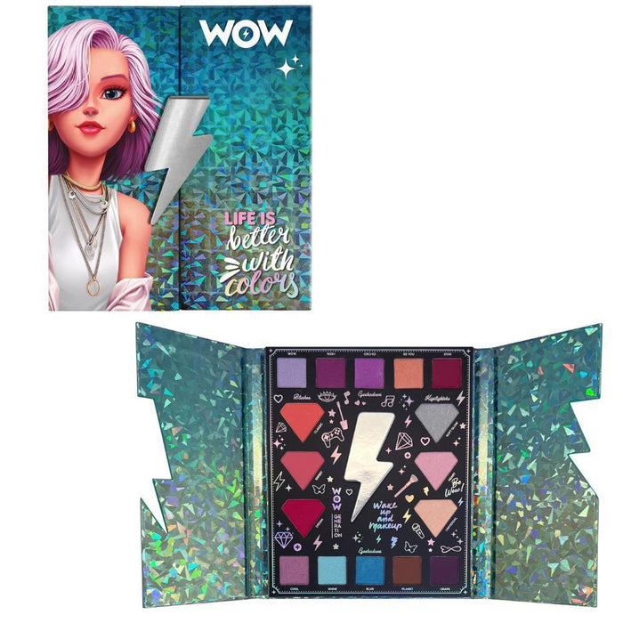 Conjunto de Maquilhagem Wow Generation com 16 cores