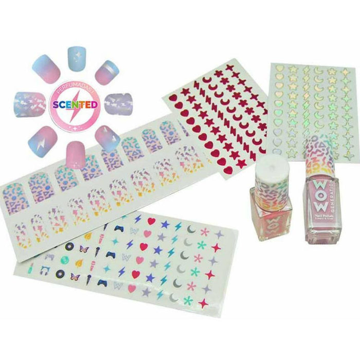 Kit de Manicure com Unhas Perfumadas WowGeneration