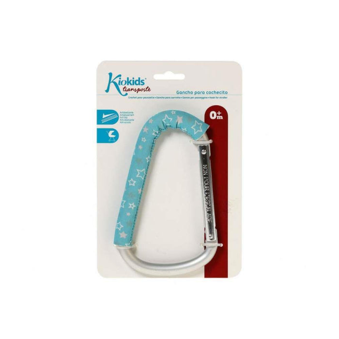 KioKids Carabiner Hook Stroller Stars Blue