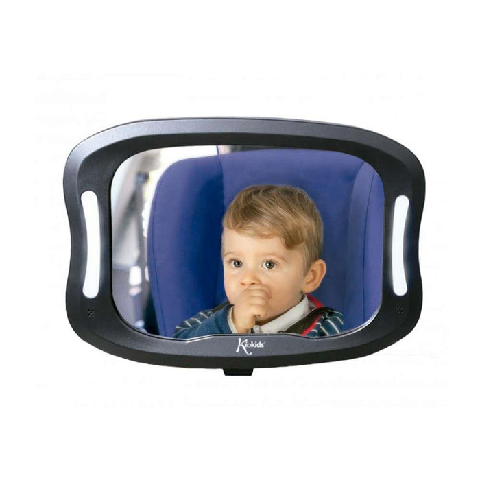 Kiokids Espejo de Coche con Luz y Mando 28x20cm