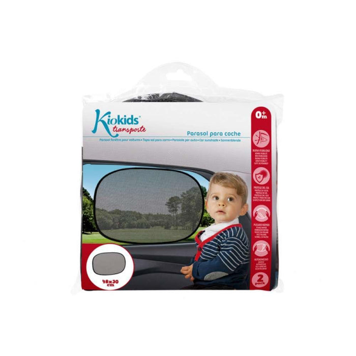 Kiokids Tapa Sol Preto 48x30 2 Unidades