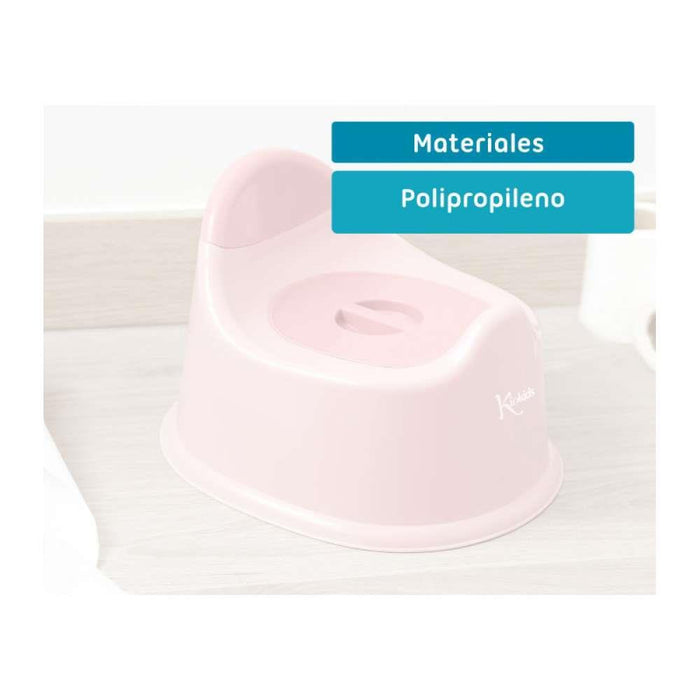 Orinal Kiokids con Tapa Rosa