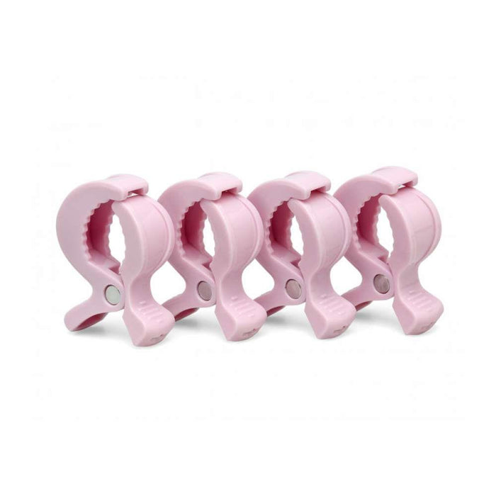 Kiokids Set de 4 clips para Museline rosa