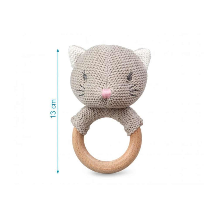 Cotton Friends Roca Gato Algodão com Caixa 13cm