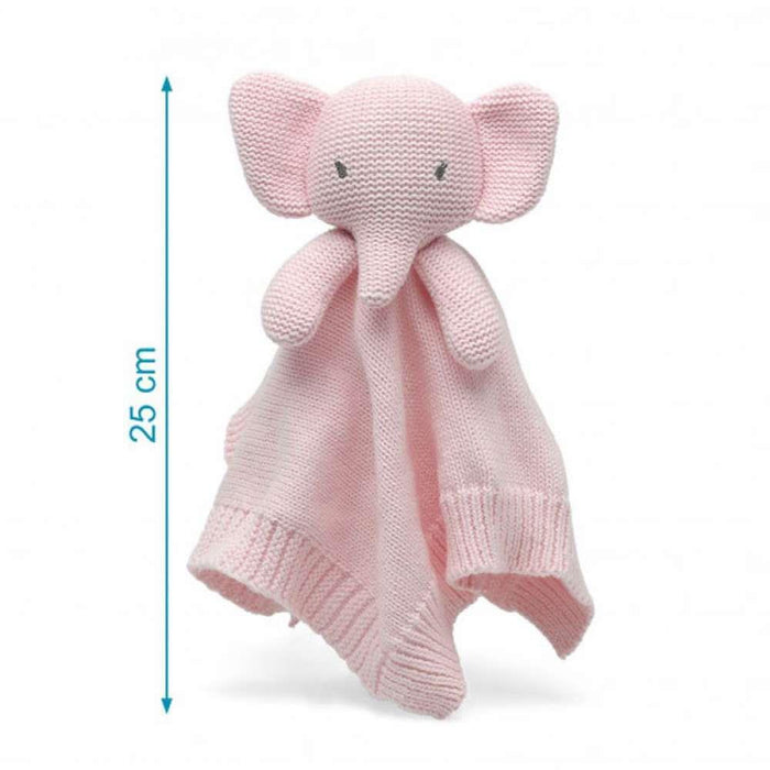 Cotton Friends Doudou Elefante Algodão 25cm Rosa